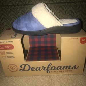 Women Dearfoams slippers nwot